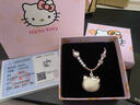 OIDSG老鳳凰999足銀hellokitty貓純銀項鏈小孩子兒童吊墜掛件送女孩生 純銀凱蒂貓項鏈+粉色編繩 曬單實拍圖
