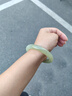 六福珠寶光面和田玉手鐲女款日常玉鐲手飾國風(fēng)玉石鐲子單只 F21E0006DS 58mm-總重40.99克遠山輕霧 曬單實(shí)拍圖