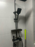 JOMOW智能淋浴花灑全套銅體套裝恒溫數顯帶氛圍燈增壓家用鋼琴鍵花灑 槍灰【鋼琴氛圍燈方頂】恒溫數顯 曬單實(shí)拍圖