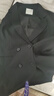 尚都比拉易打理職業(yè)西服套裝女春秋氣質(zhì)正裝西裝外套褲子兩件套 黑色 XL  曬單實(shí)拍圖