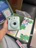 INSTAX富士instax立拍立得 一次成像相機 mini12精美禮盒 薄荷精靈 含10張fafa花邊相紙 曬單實(shí)拍圖