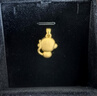 漢秀金猴子吊墜黃金生肖猴金項(xiàng)鏈3D硬金小金猴生肖吊墜生日禮物送女友 黃金紳士猴(金重約:2.16克) 曬單實(shí)拍圖