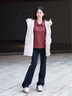 AIGLE【李沁同款】25年秋季新品艾高半拉抓絨上衣女士戶(hù)外運動(dòng)立領(lǐng)上衣 BO002茜草棕色 38 曬單實(shí)拍圖