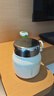 SENSO隨行燜燒罐 雙層抽真空 一蓋兩用配勺子帶提手 白色 500ml 曬單實(shí)拍圖