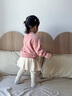 幼歌（YOUGE）嬰幼兒秋季新款假兩件彈力親膚打底褲女寶寶花邊裙褲潮 米色 80 cm 曬單實(shí)拍圖