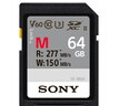 索尼（SONY）64GB SD存儲卡 SF-M64/T2 M系列 相機攝像機內存卡 U3 C10 V60 UHS-II讀速高達277MB/s 曬單實(shí)拍圖