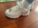 斯凱奇（Skechers）女鞋秋冬熊貓鞋厚底增高老爹耐磨休閑鞋熊貓鞋150530 白色/粉色/WPK 36 曬單實(shí)拍圖