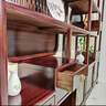 奮宇軒花梨木辦公室背景柜客廳陳列擺件架置物架書房書柜茶室中式博古架 月圓中柜/金花梨木 博古架整裝發(fā)貨拆開即用 曬單實拍圖
