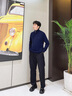 TOMMY HILFIGER25秋冬新款男裝商務(wù)休閑絞花肌理半拉鏈立領(lǐng)羊毛衫針織毛衣 藏青色DW5 S （推薦：120-135斤） 曬單實(shí)拍圖