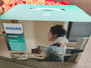 飛利浦（PHILIPS）小太陽(yáng)頸椎按摩器肩頸腰背部熱敷按摩儀斜方肌按摩披肩3206N藍 實(shí)用節日生日禮物中秋節禮物 曬單實(shí)拍圖