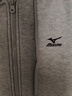 美津濃MIZUNO戶(hù)外休閑衛衣男春秋冬季連帽開(kāi)衫加絨加厚外套男純色寬松 曬單實(shí)拍圖