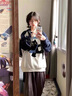 森馬（Semir）粉色少女學(xué)院風(fēng)圓領(lǐng)衛衣大童2025新款春秋季初中生高中慵懶風(fēng)上衣 走貓-藏青白灰【加絨加厚-銀狐絨 L 【建議110-125斤】 曬單實(shí)拍圖