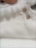 詩蒂淑毛衣女加絨半高領打底衫內搭春季秋冬新款可機洗洋氣針織女士毛衫 白色（加絨加厚一體絨） M 【建議110斤以下】 曬單實拍圖