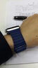 LAZYODD適用蘋(píng)果手表11代表帶Apple watch9/8/7/6/SE/5/4皮質(zhì)回環(huán)表帶iwatchS10表帶ultra/SE磁吸回環(huán)表帶 深藍色 46MM表盤(pán)【適用·新11代iwatch】 曬單實(shí)拍圖