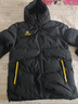 卡爾美（KELME）運動(dòng)棉服男戶(hù)外連帽訓練大衣外套保暖防寒足球團購短款棉襖 黑黃 XL 曬單實(shí)拍圖