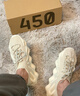 阿迪達斯 （adidas）三葉草Yeezy 450 火山小籠包灰白椰子450餃子鞋H68038 UK9.0碼43 曬單實(shí)拍圖