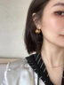 伊燦日韓金屬復古耳扣女輕奢小眾設計感高級耳環(huán)2025新款爆款氣質耳飾 日韓金屬復古耳扣 曬單實拍圖
