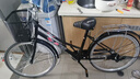 美昱 城市通勤自行車(chē)女士成人親子單車(chē)男學(xué)生車(chē)單速輕便實(shí)心胎代步車(chē) 防捷-豪華版-復古黑-實(shí)心胎 26寸【建議身高160-180cm】 曬單實(shí)拍圖