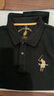 LAUREN BY RALPH LAUREN美國拉夫勞倫保羅男士T恤高檔翻領(lǐng)POLO衫刺繡馬標商務(wù)休閑打底衫 黑色 【保羅線(xiàn)下同款】 L 50/175 適合120-145斤 曬單實(shí)拍圖