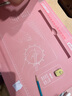 晨光（M&G）可調(diào)12°坐姿矯正器兒童小學(xué)生學(xué)習(xí)姿勢糾正寫字寫作業(yè)防近視防低頭書寫桌面款升級款軟硅膠大墊板 曬單實(shí)拍圖