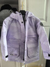 波司登（BOSIDENG）冬季極寒羽絨服兒童短款連帽加厚新國標90絨商場(chǎng)同款外套 極地星空紫9BF7 140 /64 體重約52-60斤 曬單實(shí)拍圖