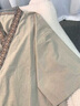 莫代爾日式和服睡衣男士純棉斜襟系帶提花汗蒸服短袖套裝浴服家居服大碼 綠色男短袖短褲漢服 M 110-135斤 曬單實拍圖