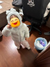笛莎（DEESHA）童裝女童羽絨服2025秋冬新款兒童連帽保暖輕薄羽絨外套女寶寶小童 粉藍(lán)色 110 【充絨量：42.2g】 曬單實(shí)拍圖