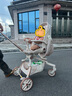 鳳凰（Phoenix）遛娃神器可坐可躺0-6歲用鳳凰嬰兒推車雙向高景觀遛娃車輕便折疊 卡其色-布篷丨可坐可躺+豪華禮包 曬單實(shí)拍圖