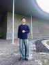 哈吉斯（HAZZYS）男裝 秋冬款羊毛衫男簡(jiǎn)約素凈圓領(lǐng)針織男毛衣ABYZD0CCX57 藏青色NV XL （180/100A 50） 曬單實(shí)拍圖