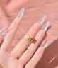 老鳳祥黃金吊墜女輕奢小蠻腰轉(zhuǎn)運(yùn)珠項鏈女生日七夕情人節(jié)禮物送女友老婆 黃金約0.2g*小蠻腰項鏈 曬單實(shí)拍圖