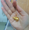 金至尊（3DG Jewellery）如意葫蘆黃金吊墜古法琺瑯足金編繩項鏈生日禮物計價(jià) 總重19.77克（金重18.15克） 曬單實(shí)拍圖