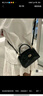 CHARLES&KEITH鱷魚(yú)紋凱莉包手提斜挎婚包包女包生日禮物CK2-50270880-1 Black黑色 S 曬單實(shí)拍圖