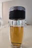 水杯玻璃杯雙層水杯高檔商務(wù)送禮帶濾網(wǎng)泡茶杯測溫便攜車(chē)載辦公杯 沉穩黑(藍色禮盒包裝)-350ml 曬單實(shí)拍圖