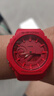 卡西歐（CASIO） G-SHOCK GA-2100運動(dòng)八王子防水男士手表 石英手表【禮物】 GA-2100-4APR【紅色本命年】 曬單實(shí)拍圖
