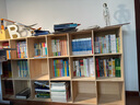 立太（LEADTEK）全實木書架置物架落地實木書柜展示柜兒童收納柜矮柜柜子儲物柜 【全實木】三層18格-180x30x90 曬單實拍圖