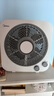 美的（Midea）電風(fēng)扇家用轉頁(yè)扇桌面臺扇宿舍輕音12吋鴻運扇臺式空氣四季循環(huán)扇換氣扇落地扇傾倒斷電安全 4檔風(fēng)速 2H定時(shí) KYT25-22MW【10寸】 曬單實(shí)拍圖