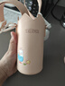 膳魔師（THERMOS）兒童吸管保溫杯316L不銹鋼帶杯套幼兒園寶寶學(xué)生杯便攜上學(xué)TCKI 曬單實(shí)拍圖