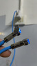 適用華為小米蘋(píng)果120W充電器快充一拖三tpyec超級(jí)快充插頭三合一數(shù)據(jù)線手機(jī)充電器速?zèng)_通用套裝 【天空藍(lán)套裝】120W充電器+三合一單線 1.2m旋轉(zhuǎn)快充線 曬單實(shí)拍圖
