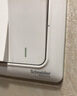 施耐德電氣 雙開雙控開關(guān) 86型暗裝墻壁電源二開開關(guān)插座面板 睿意系列 白色 曬單實拍圖