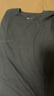 無(wú)印良品（MUJI）天竺編織 圓領(lǐng)短袖T恤 黑色5s  L  曬單實(shí)拍圖