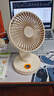 賽億風(fēng)寶充電定時(shí)USB小風(fēng)扇空氣循環(huán)家用風(fēng)扇臺掛電風(fēng)扇戶(hù)外便攜輕音換氣搖頭扇床頭辦公室桌面小電扇 曬單實(shí)拍圖