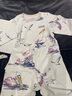 DOMIAMIA嬰兒連體衣吊帶哈衣夏季薄款純棉男女寶寶衣服外出可愛短爬夏裝 萊歌風(fēng)鈴 80cm 曬單實(shí)拍圖