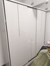 一點一樹衣柜家用臥室推拉門現代簡約出租房用簡易小戶型大衣櫥柜子輕奢風 三門主柜【長180】+頂柜 【送貨上門】 曬單實拍圖