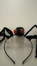 樂(lè )囍叢創(chuàng  )意搞怪黑色蜘蛛發(fā)箍女搞怪拍照萬(wàn)圣節飾品頭飾配飾頭箍發(fā)卡發(fā)飾 紅色大眼睛 曬單實(shí)拍圖