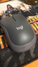羅技（Logitech）M185 M186無線鼠標(M187P外型)辦公鼠標家用筆記本臺式機電腦鼠標 Mac鼠標電池中小手小巧便攜商務 M186灰邊 曬單實拍圖