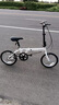 大行（DAHON）KT610折疊自行車(chē)16英寸單速男女學(xué)生上班上學(xué)城市通勤單車(chē) 白色 曬單實(shí)拍圖