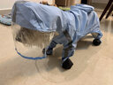 嬉皮狗（hipidog）狗狗雨衣衣服寵物夏季小狗泰迪比熊小型犬立體背包可牽引連腳雨衣 邦迪藍 XL （建議體重11-15斤） 曬單實(shí)拍圖