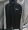 adidas休閑舒適三條紋立領(lǐng)夾克外套男裝秋季阿迪達斯官方輕運動(dòng) 黑色/白(推薦選大一碼) L 曬單實(shí)拍圖