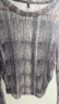 美洋（MEIYANG）暴風(fēng)雪打底衫 暈染網(wǎng)紗圓領(lǐng)短款長袖時(shí)尚氣質(zhì)秋季新款打底衫女 花灰色 M 曬單實(shí)拍圖