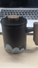 泥也茶杯馬克杯粗陶茶水分離杯辦公室?guī)w過濾泡綠茶手繪觀山男士水杯 曬單實(shí)拍圖